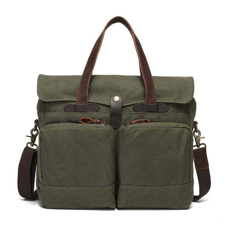 Men's One-shoulder Travel Briefcase by GJG Denim