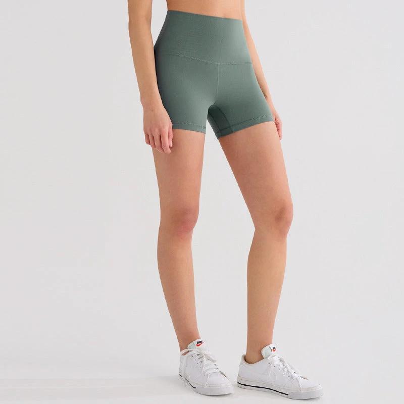 Outerwear-style High-waisted Butt-lifting Fitness Cycling Shorts by GJG Denim