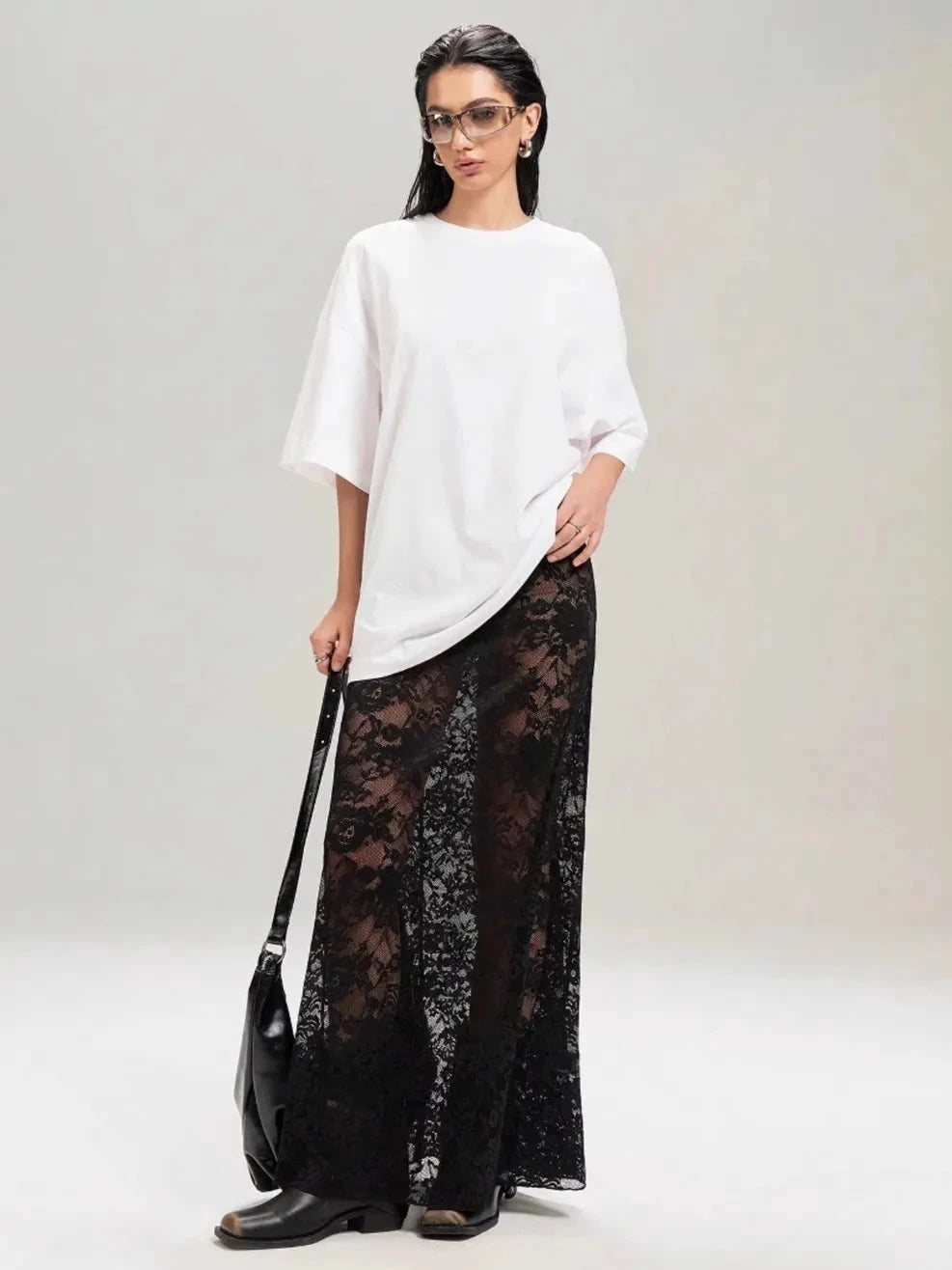 Lace Maxi Skirt by Lady Ros