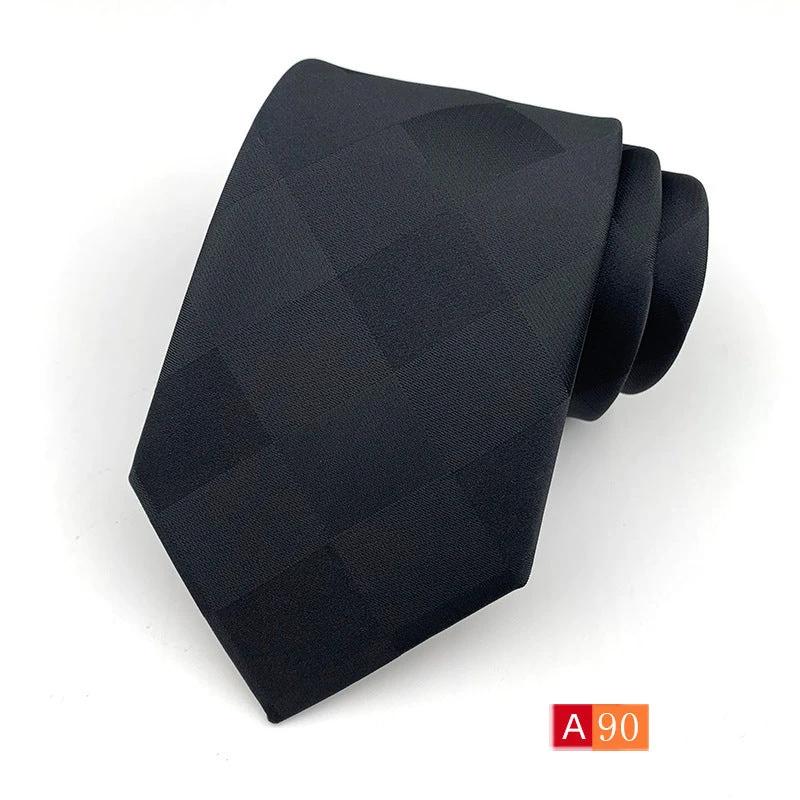 Men's Casual Formal Wear Polyester Jacquard Tie by GJG Denim