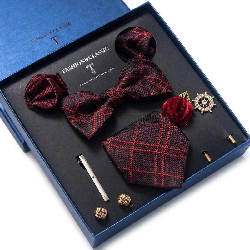 Men's 8-piece Tie Set by GJG Denim