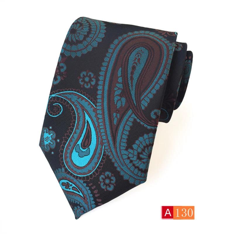 Men's Casual Formal Wear Polyester Jacquard Tie by GJG Denim