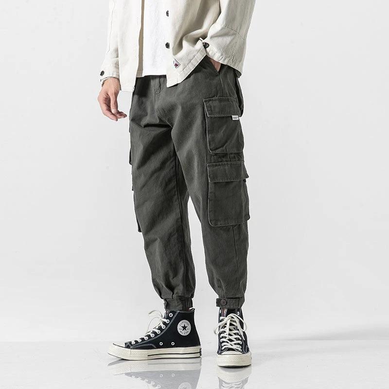 Men's Casual Tapered Pants by GJG Denim