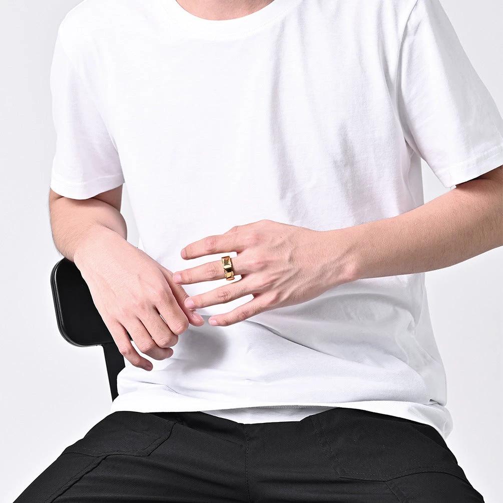 Hipster Men's Ring by GJG Denim