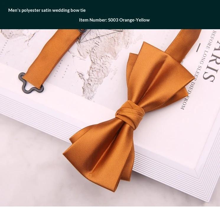 Men's Polyester Bow Tie by GJG Denim