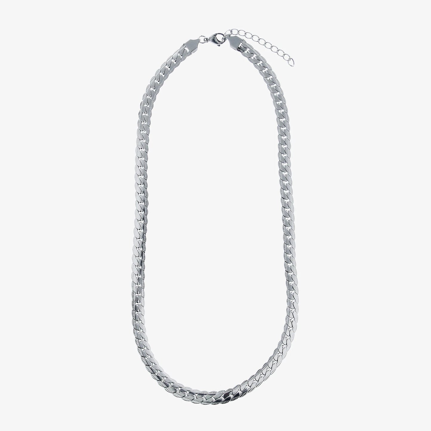 Embossed Cuban Necklace For Men by GJG Denim