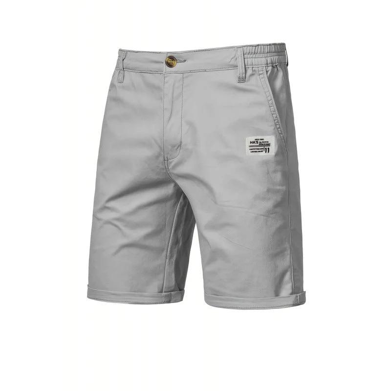 Solid Color Cargo Shorts by GJG Denim