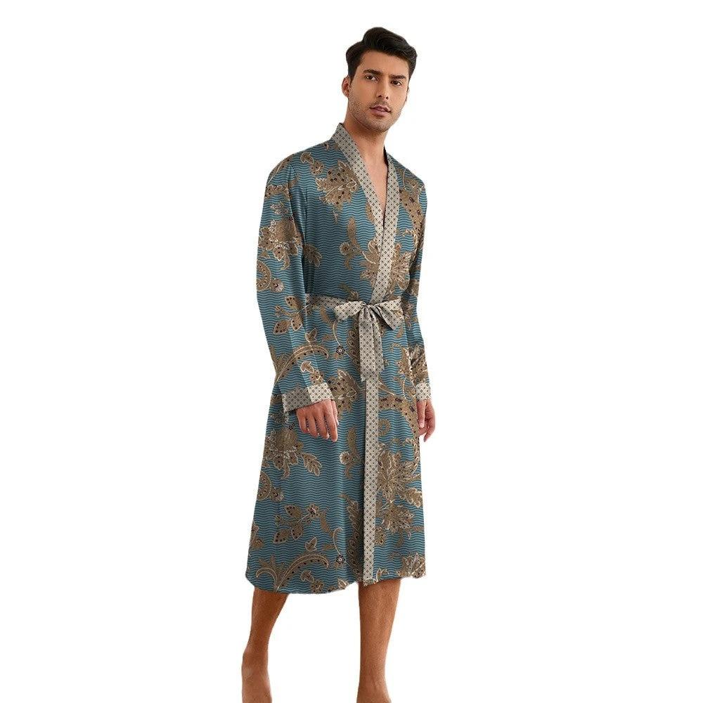 Men's Robe And Shorts Set by GJG Denim