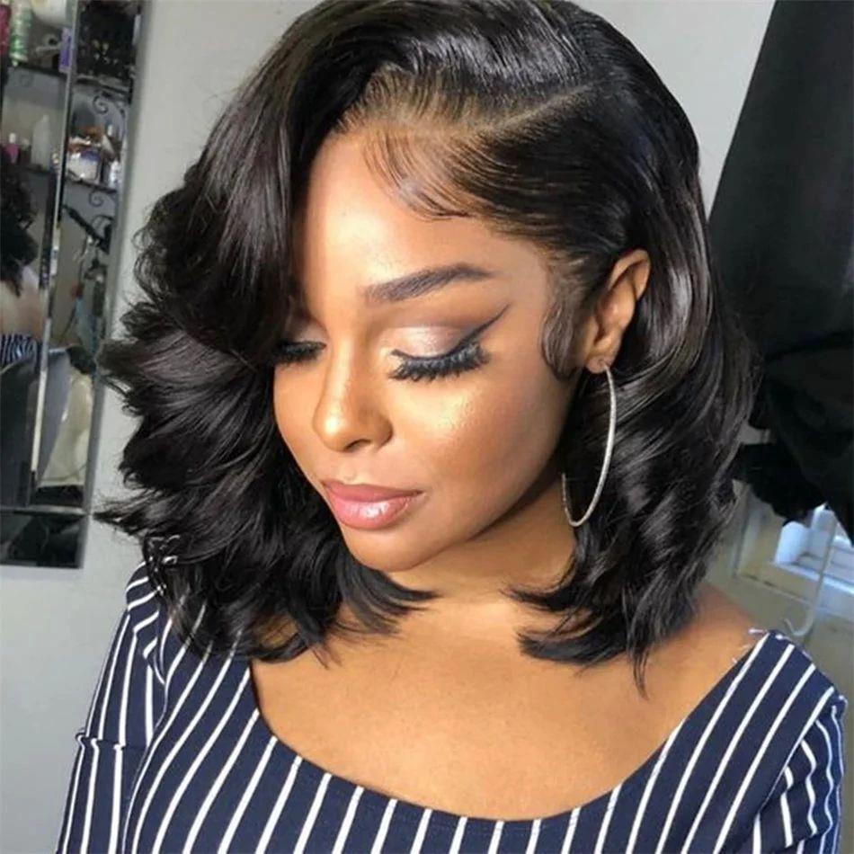 Women's Solid Color Transparent Lace Forehead Wig by GJG Denim