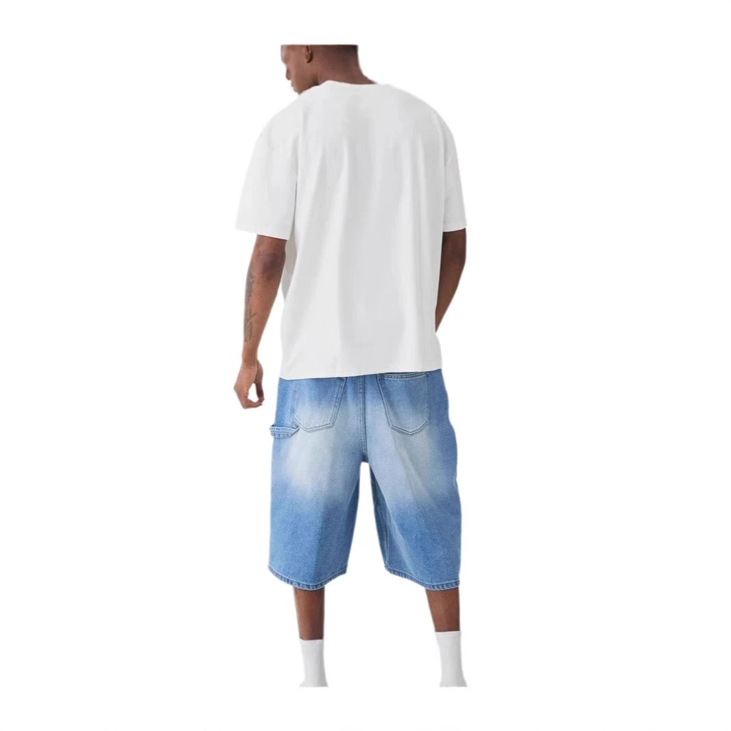 Men's Casual Denim Shorts by GJG Denim