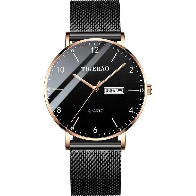 Water-Resistant Luminous Fully Automatic Movement Watch For Men by GJG Denim
