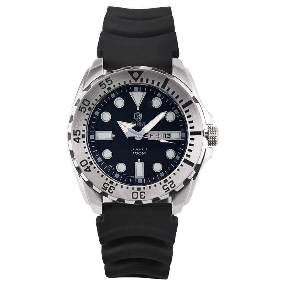 Men's Waterproof Luminous Quartz Movement Business Watch by GJG Denim