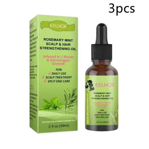 Rosemary Mint Hair Growth Fluid Scalp Massage by GJG Denim