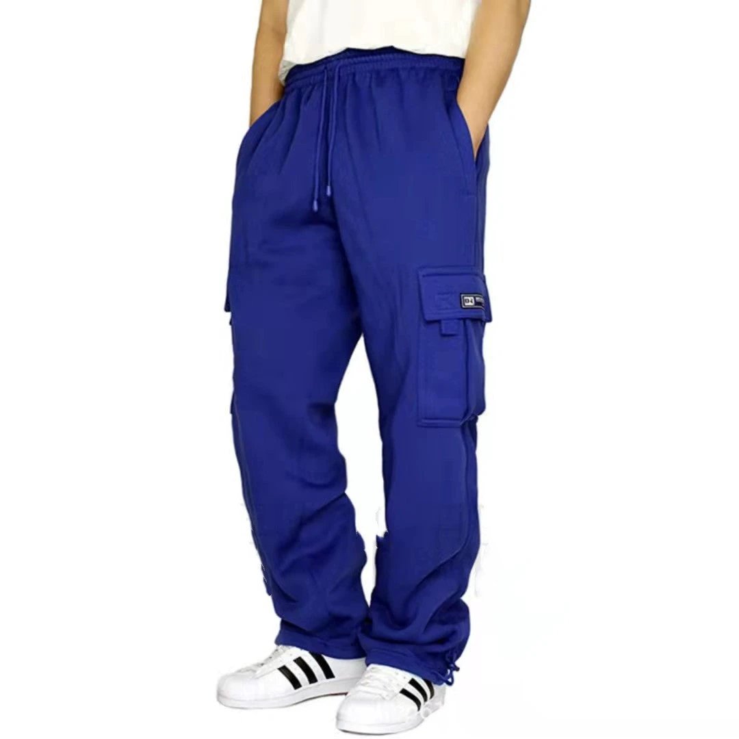 Men's Sweatpants Drawstring Stretch Elastic Waist Joggers by GJG Denim
