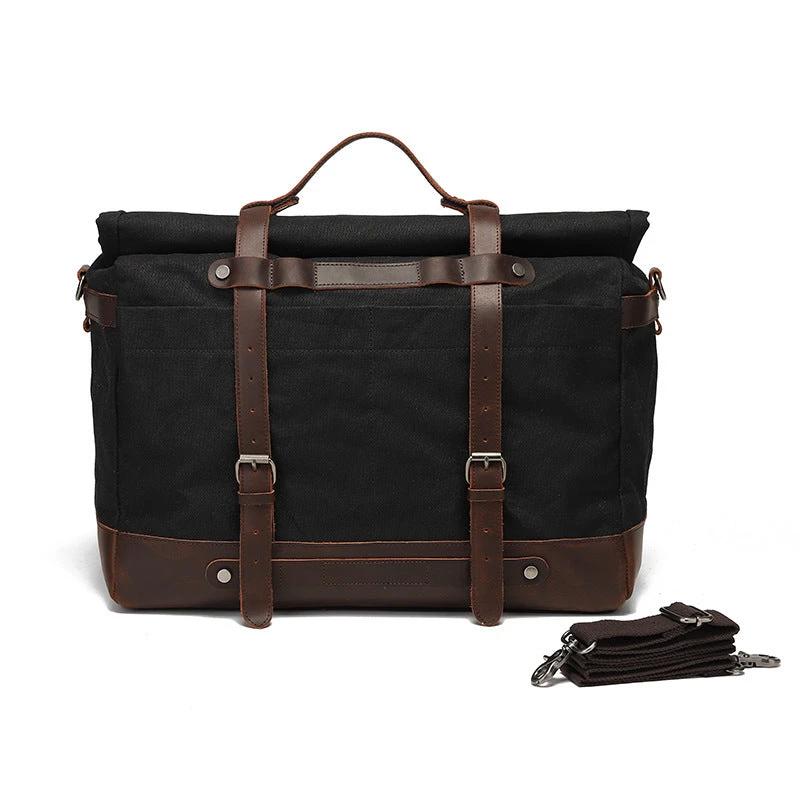 Canvas Shoulder Bag For Men by GJG Denim