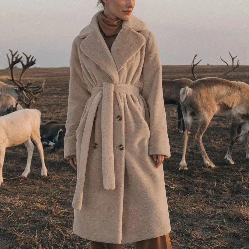 Autumn And Winter Thickening Mink Velvet Coat Women by GJG Denim