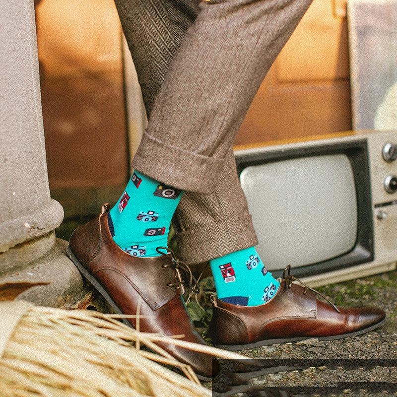 Men's Bright Tube Socks by GJG Denim