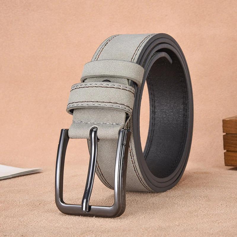 Versatile Alloy Pin-buckle Belt For Men by GJG Denim