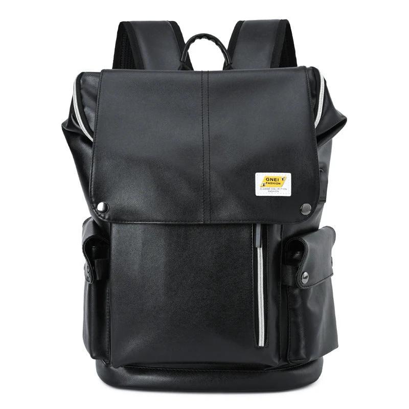 Large-capacity Water-resistant Backpack For Men by GJG Denim
