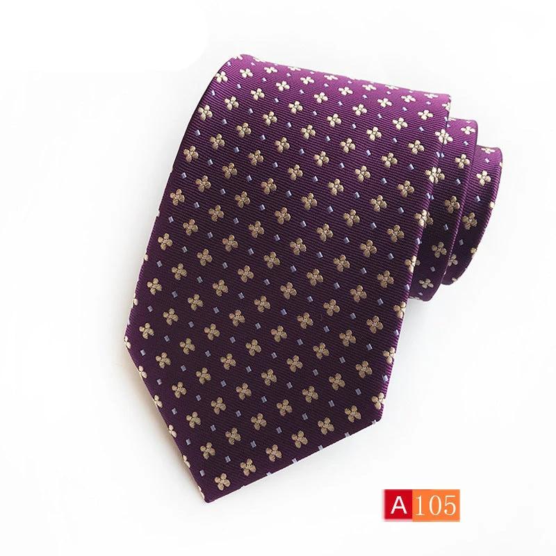 Men's Casual Formal Wear Polyester Jacquard Tie by GJG Denim