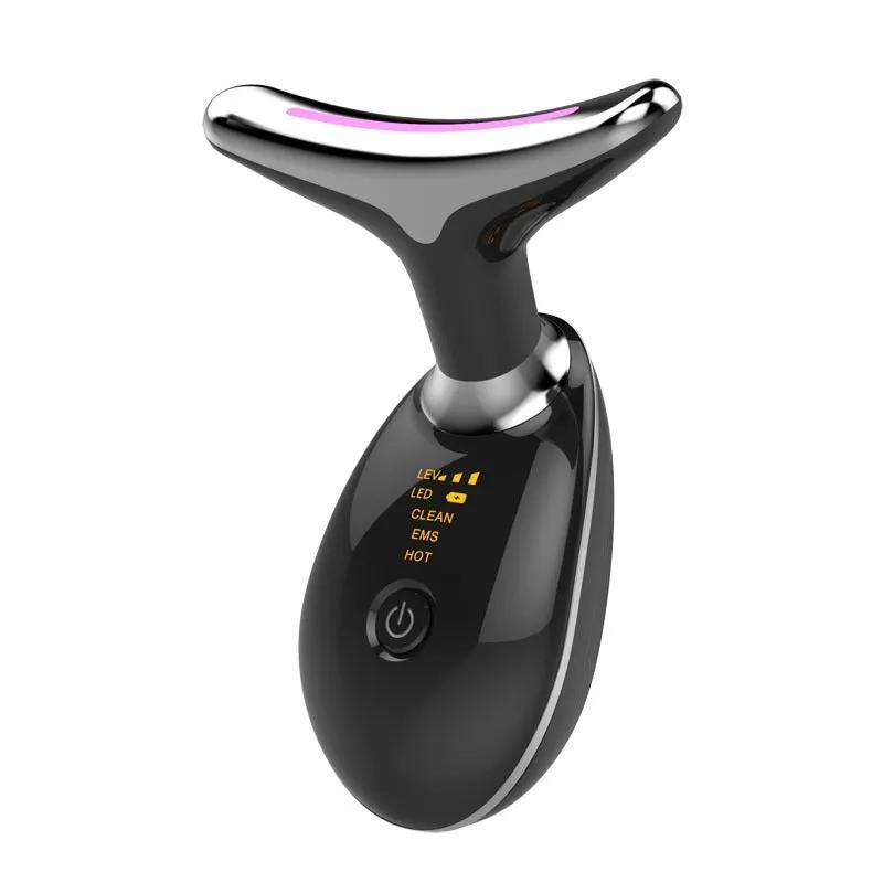 EMS Thermal Neck Lifting And Tighten Massager Electric Microcurrent Wrinkle Remover by GJG Denim