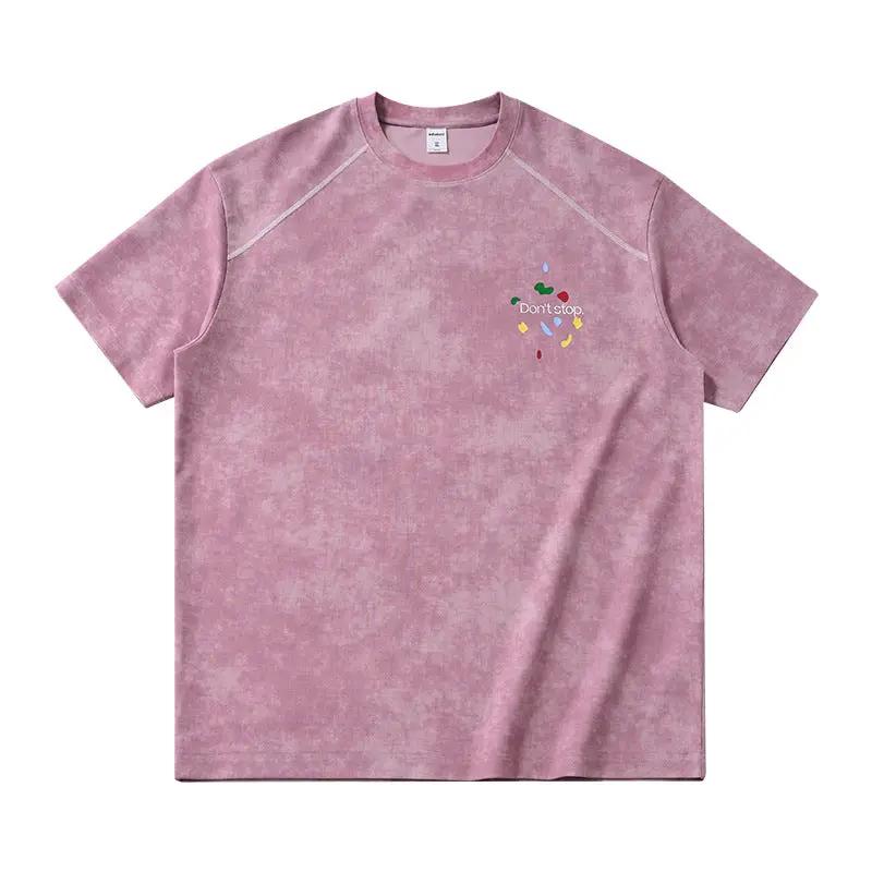 Men's Climbing Print Short-Sleeve T-Shirt by GJG Denim