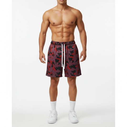 Casual Breathable Fitness Muscle Sports Shorts by GJG Denim