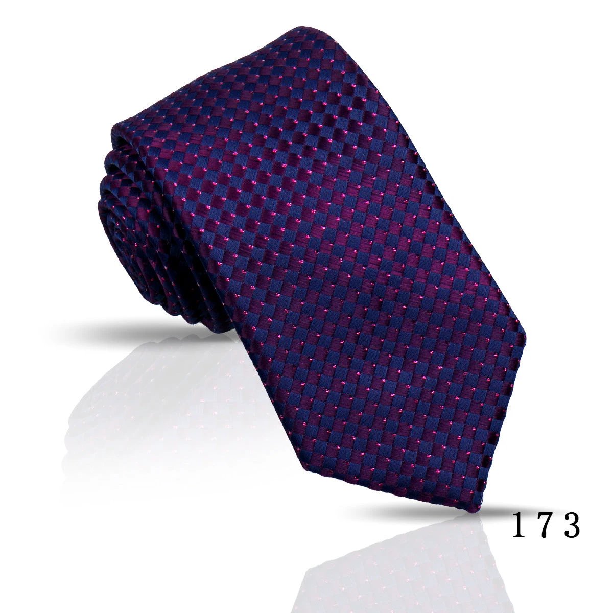 Men's Casual Polyester Jacquard Ties by GJG Denim