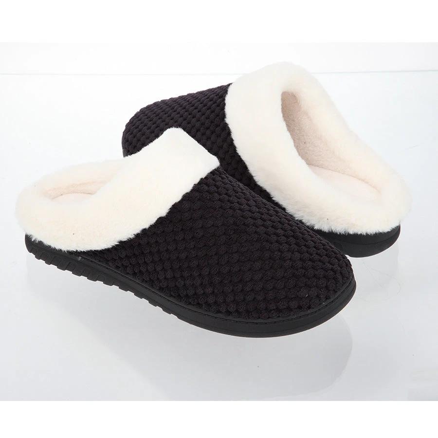 Mem's Indoor Warm High Elasticity Sponge Slippers by GJG Denim