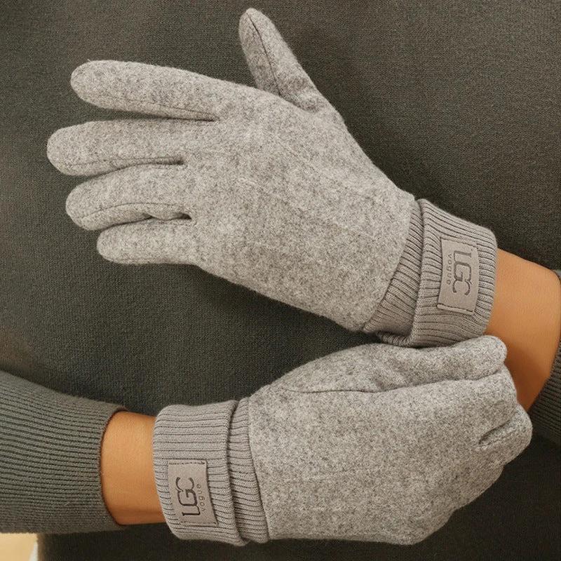 Cashmere-look Men's Winter Thermal Gloves by GJG Denim