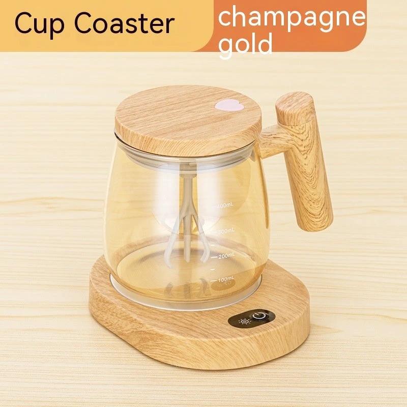 400ML Self Stirring Coffee Mug Electric Mixing Glass Coffee CupHigh Speed Fast Automatic Coffee Cup For Gyms Dining Room Kitchen Gadgets by GJG Denim