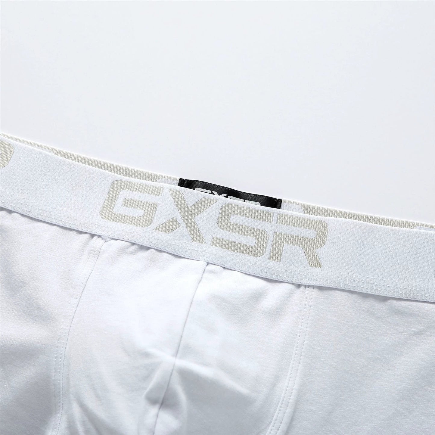 Men's Purified Cotton Low Waist Breathable Comfortable Solid Color Underwear by GJG Denim