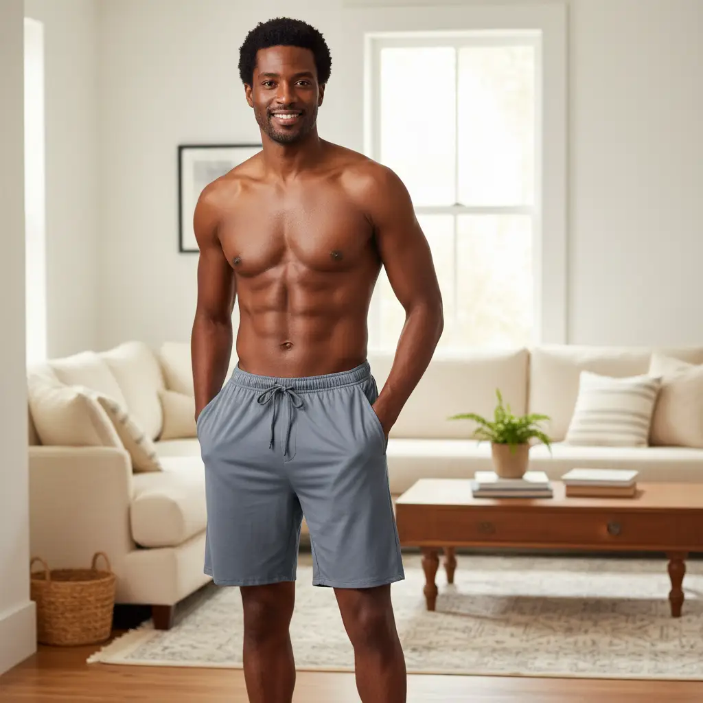 Thin Leisure Pajamas Shorts For Men by GJG Denim