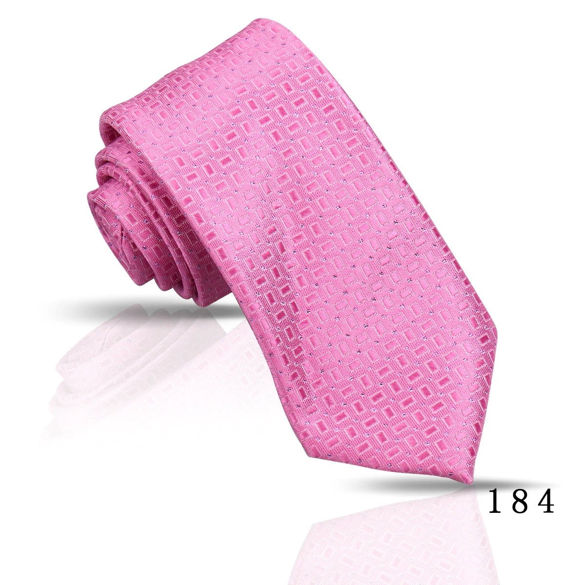 Men's Casual Polyester Jacquard Ties by GJG Denim