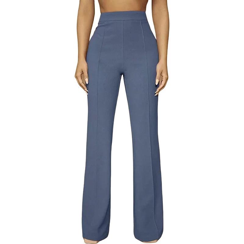 High Waist All-matching Fashion Business Commute Fall Women's Clothing Casual Business Pants Trousers by GJG Denim