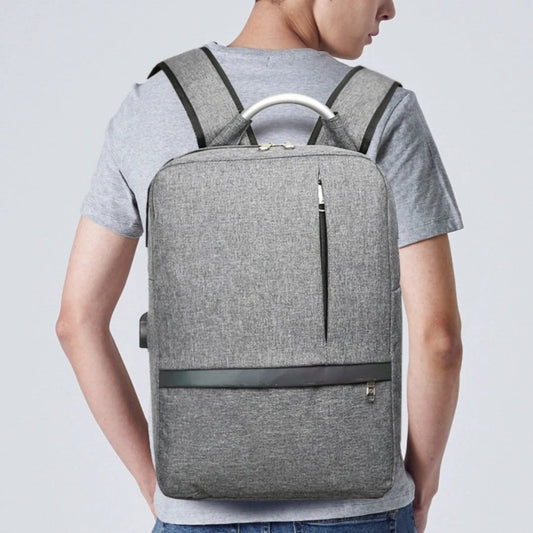 Men's Casual Oxford Cloth Business Multifunctional Backpack by GJG Denim