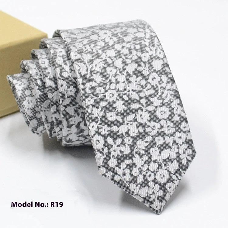 Men's Fashion Exquisite Jacquard Tie by GJG Denim