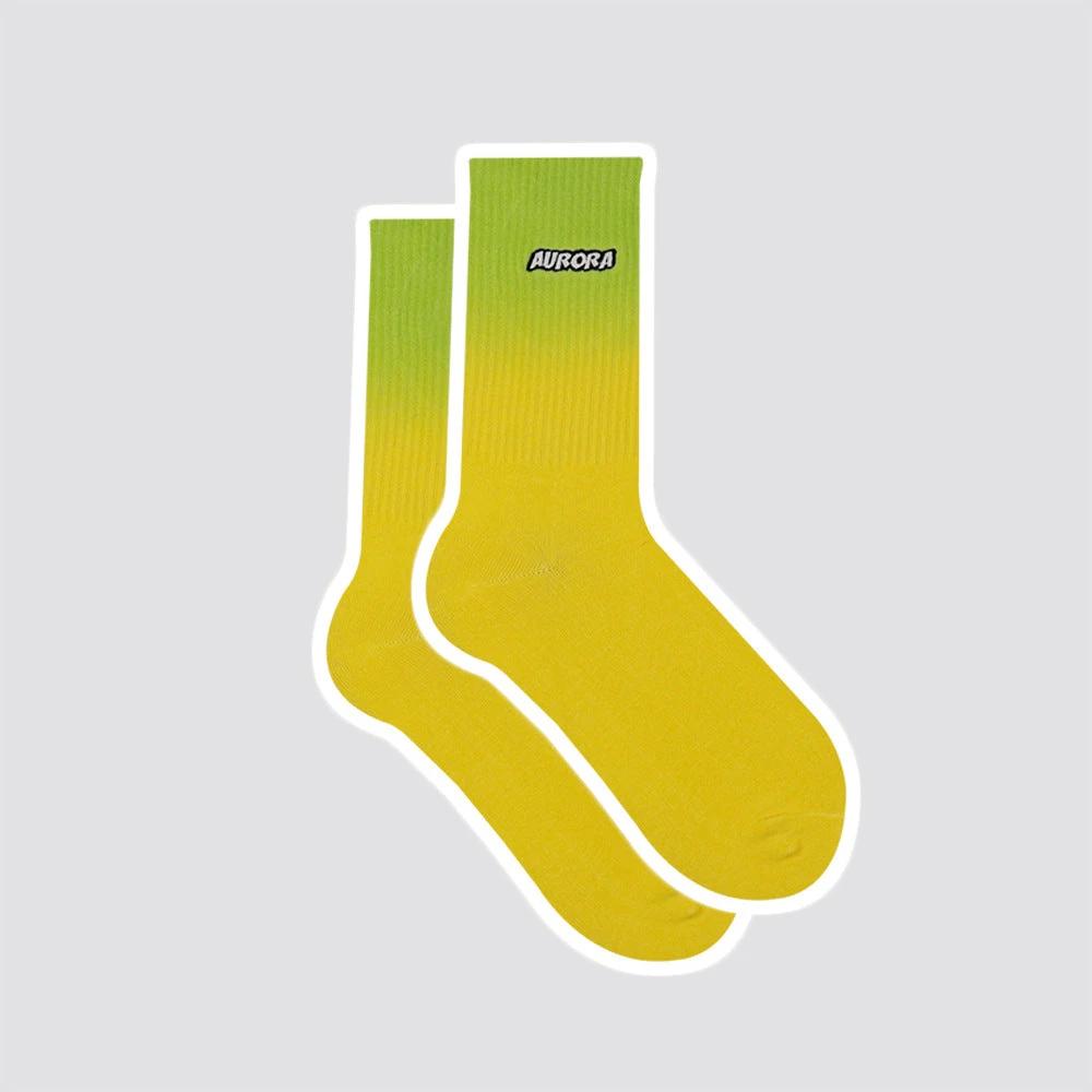Men's Trendy Sports Dyed Cotton Tube Socks by GJG Denim