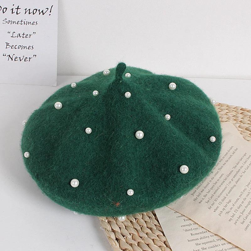 Beaded Princess Beret For Babies Or Children by GJG Denim