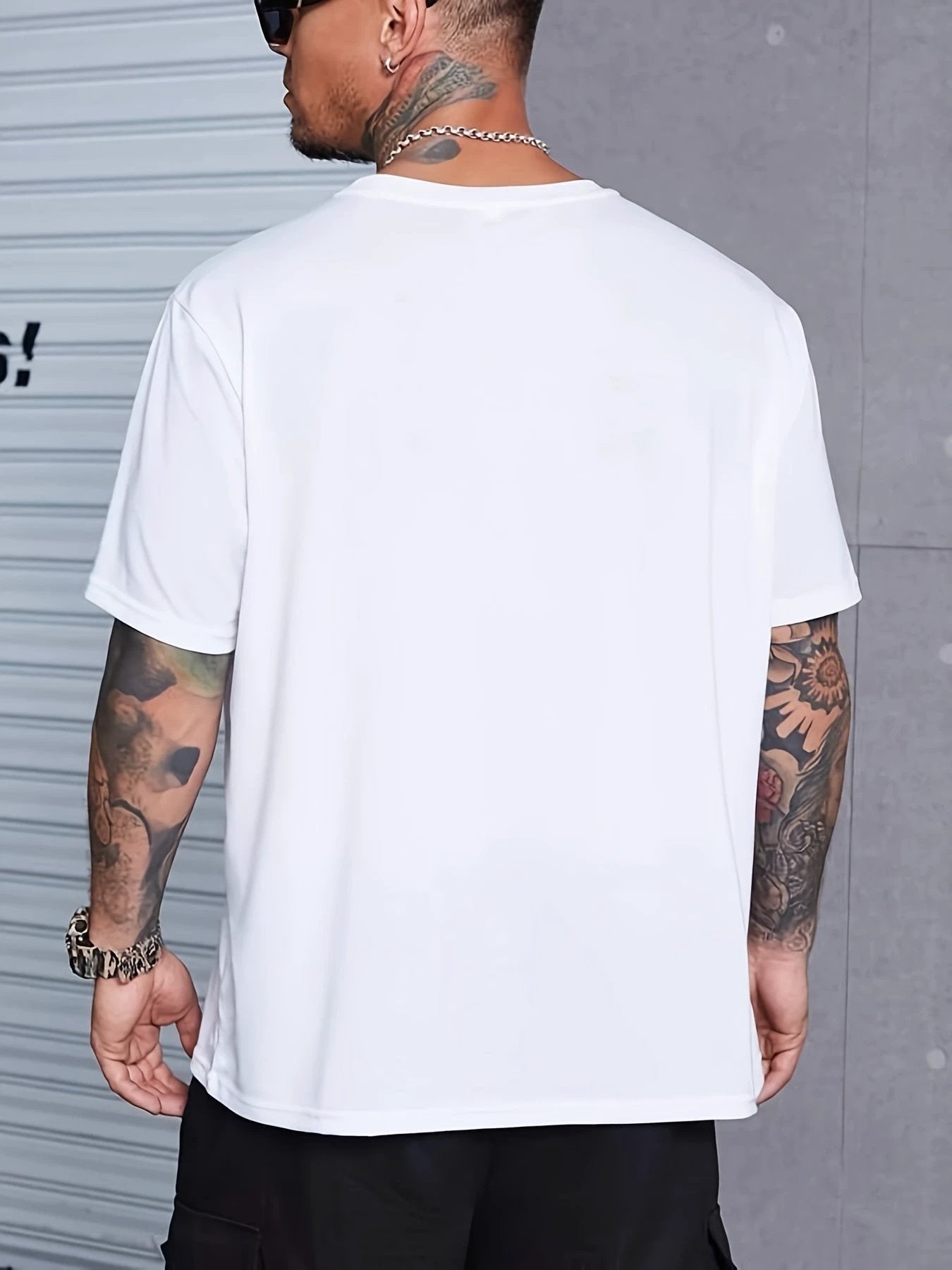 Men's T-shirt, Front Printed T-shirt, Summer, Spring, Autumn Casual Short Sleeved T-shirt, Top As A Gift by GJG Denim