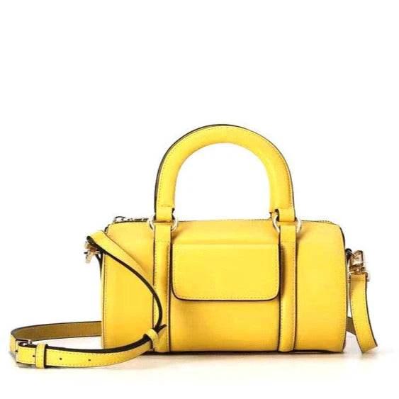 Leather Bucket Women Bag Street Fashion Medium Hard by Zara-Craft