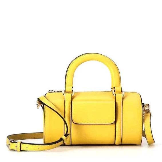 Leather Bucket Women Bag Street Fashion Medium Hard by Zara-Craft