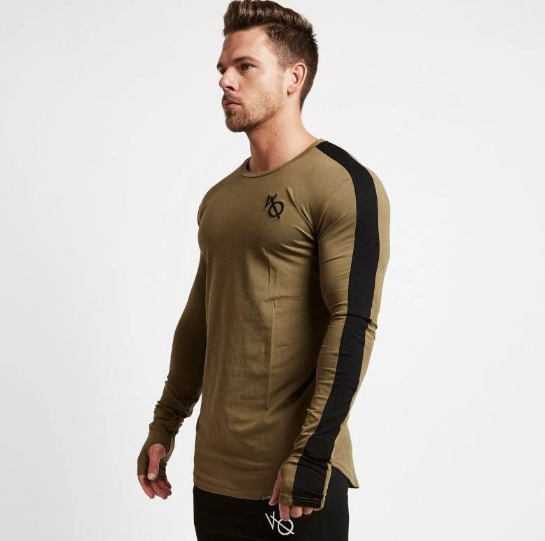 Men's Slim Long Sleeve T-shirt by GJG Denim