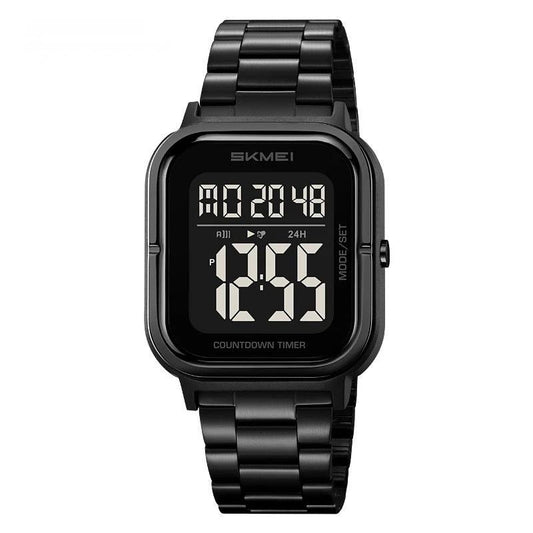 Simple Electronic Men's Digital Display Luminous Watch by GJG Denim