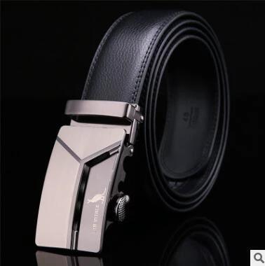 Fashionable And Minimalist Men's Leather Belt by GJG Denim
