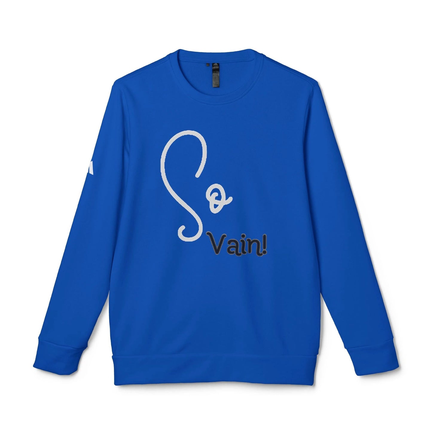 adidas Unisex Fleece Crewneck Sweatshirt So Vain by Printify
