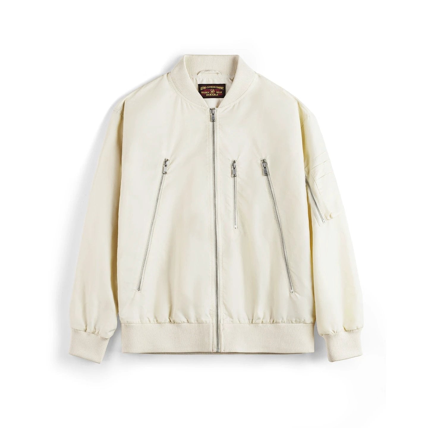 Casual Nylon Pilot Jacket by GJG Denim
