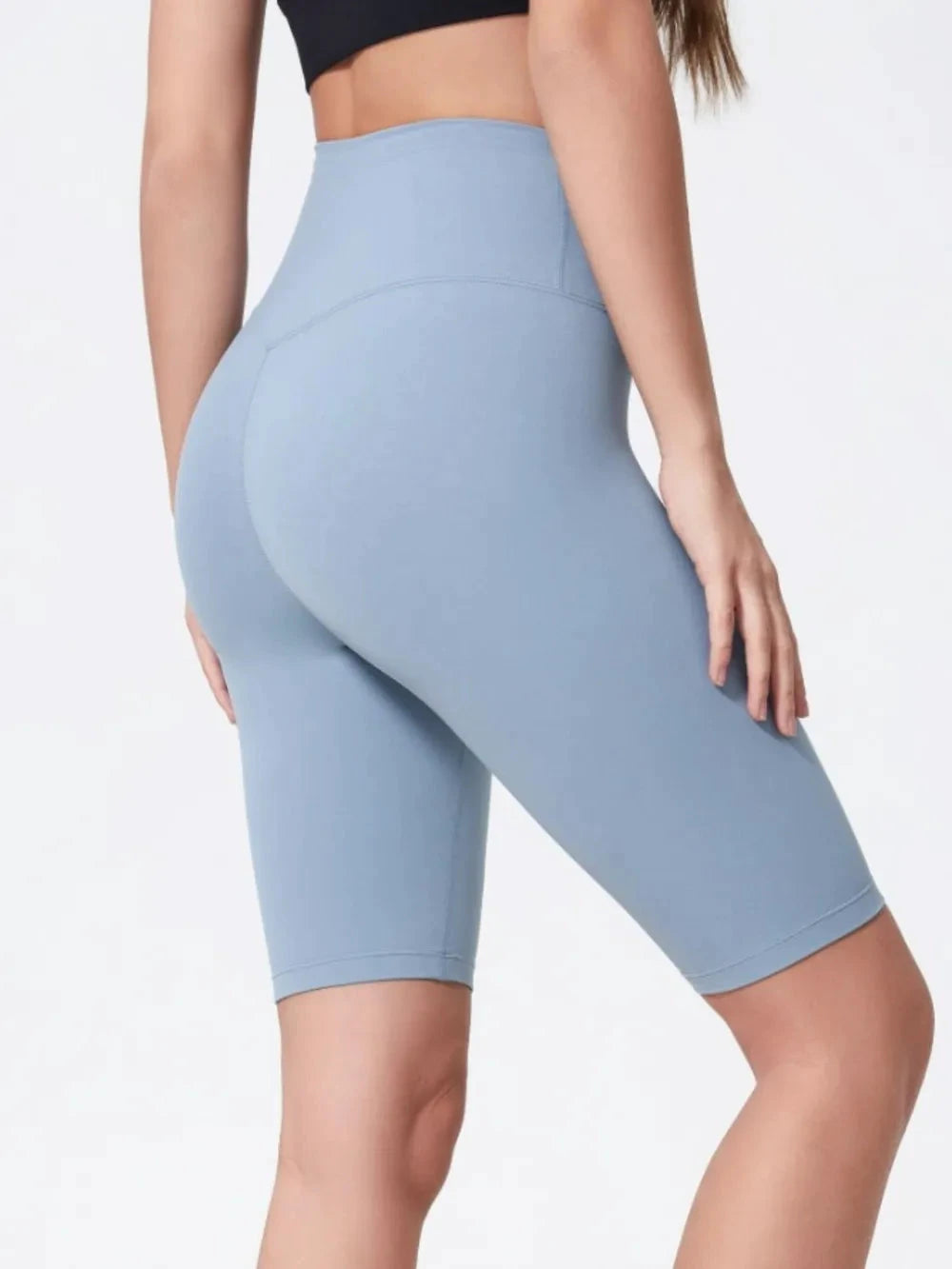 Millennia High Rise Wide Waistband Active Shorts by Lady Ros