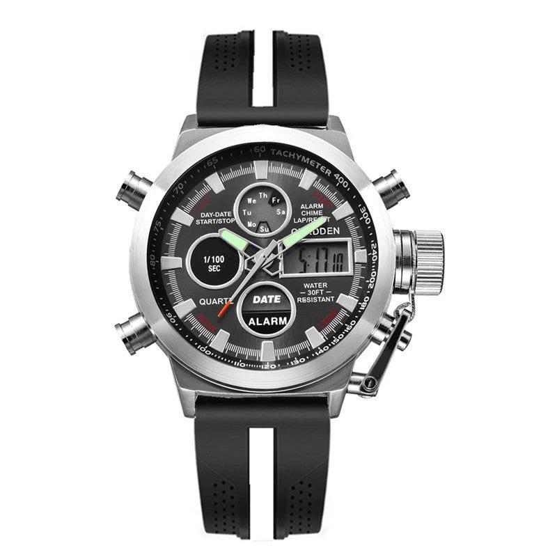 Men's Fashion Belt Multi-functional Watch by GJG Denim