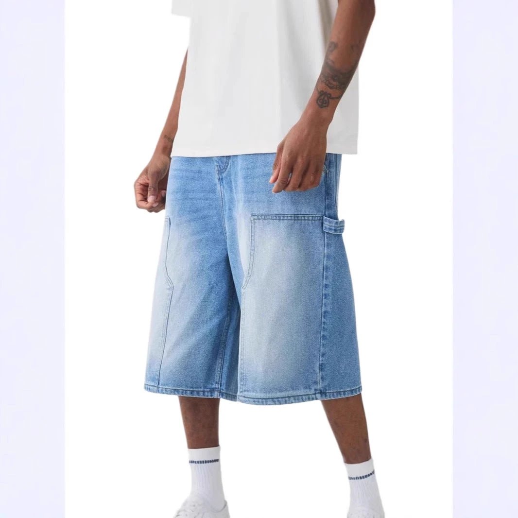 Men's Casual Denim Shorts by GJG Denim